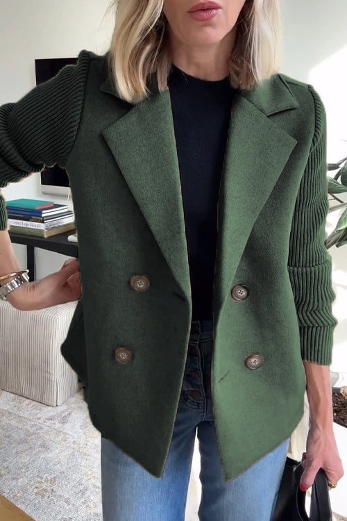 Jaz – Modebewuste Blazer met Knit-Accent