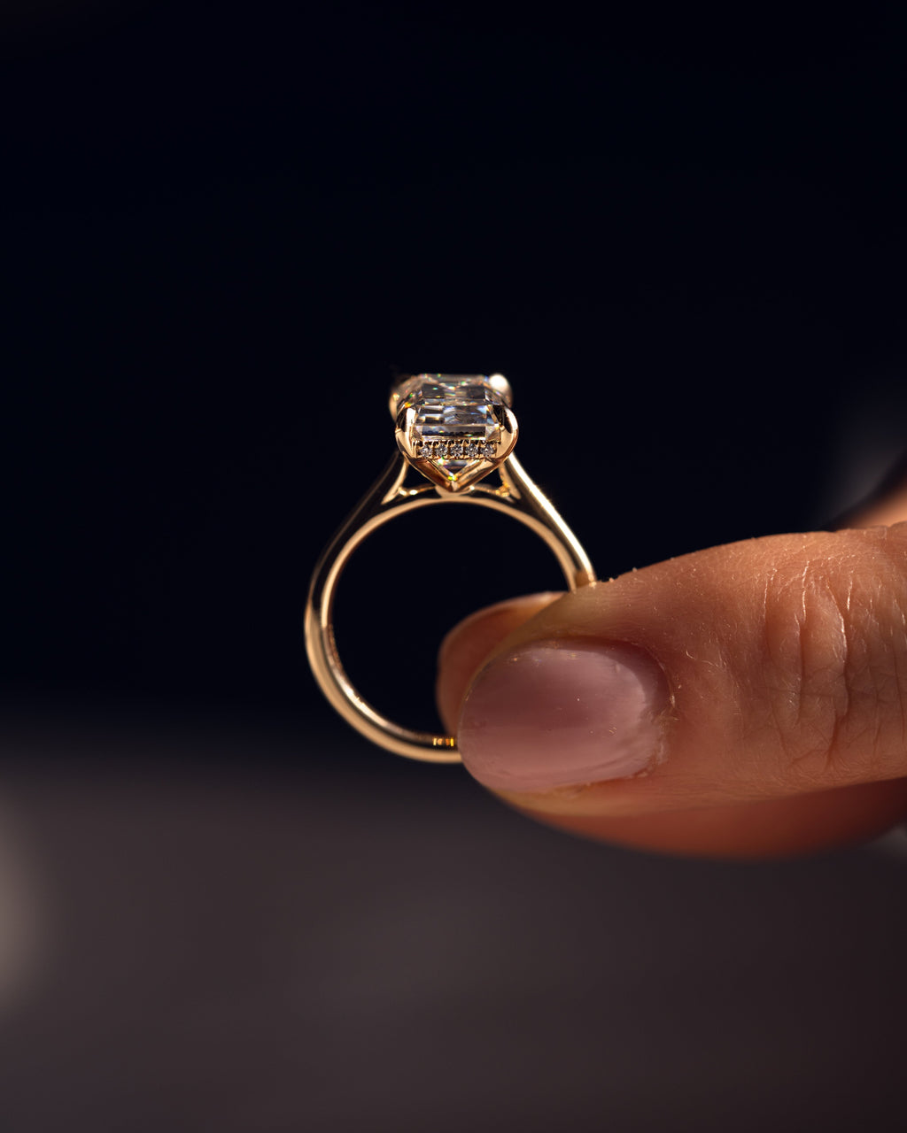 Caroline - Smaragd | Goud