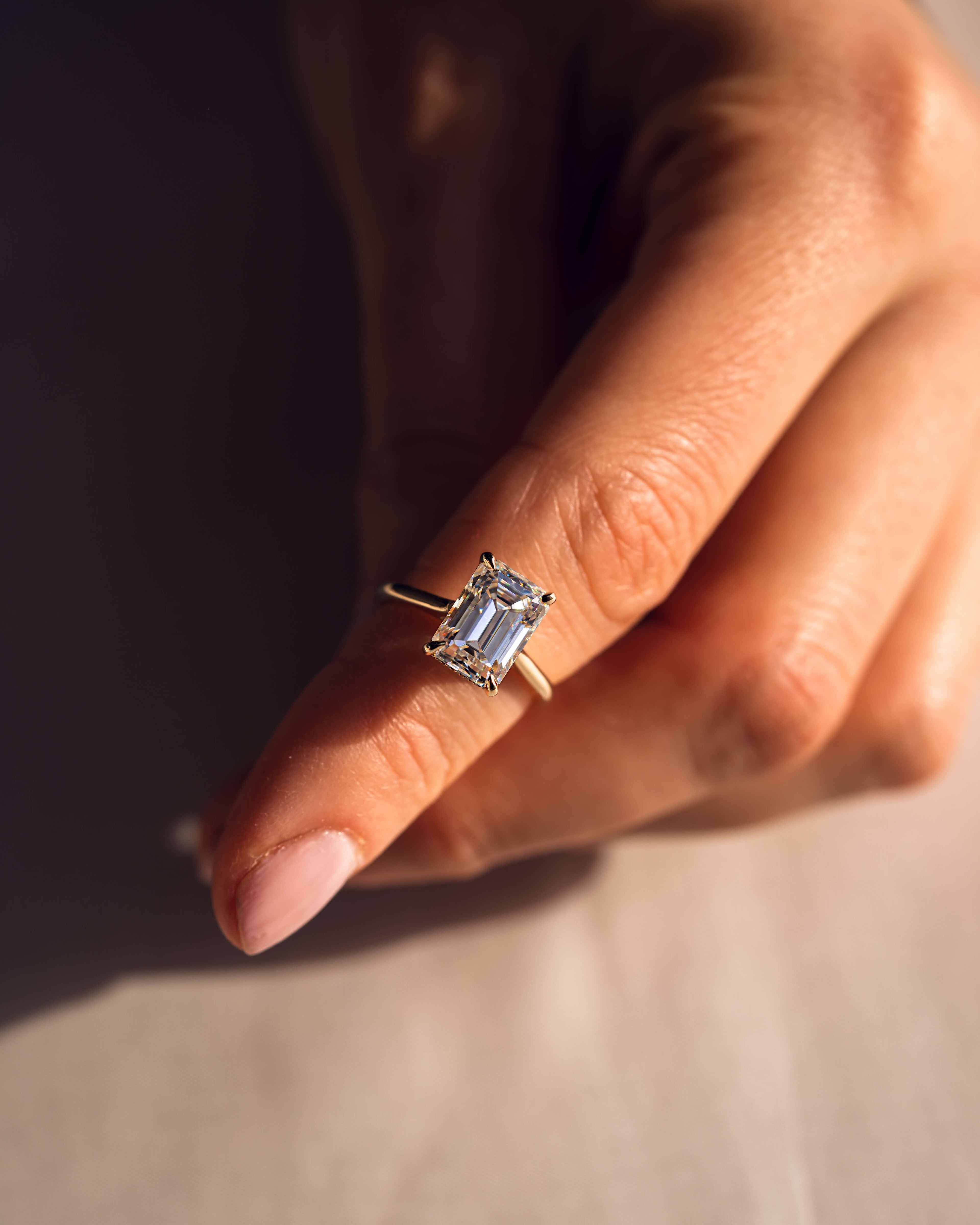 Caroline - Smaragd | Goud