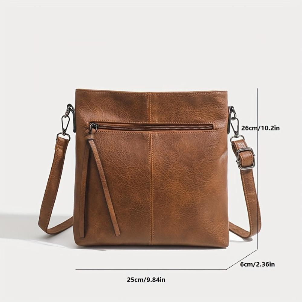 Lena Retro Vierkante Crossbodytas