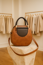 Vera – Strakke Leren Crossbodytas