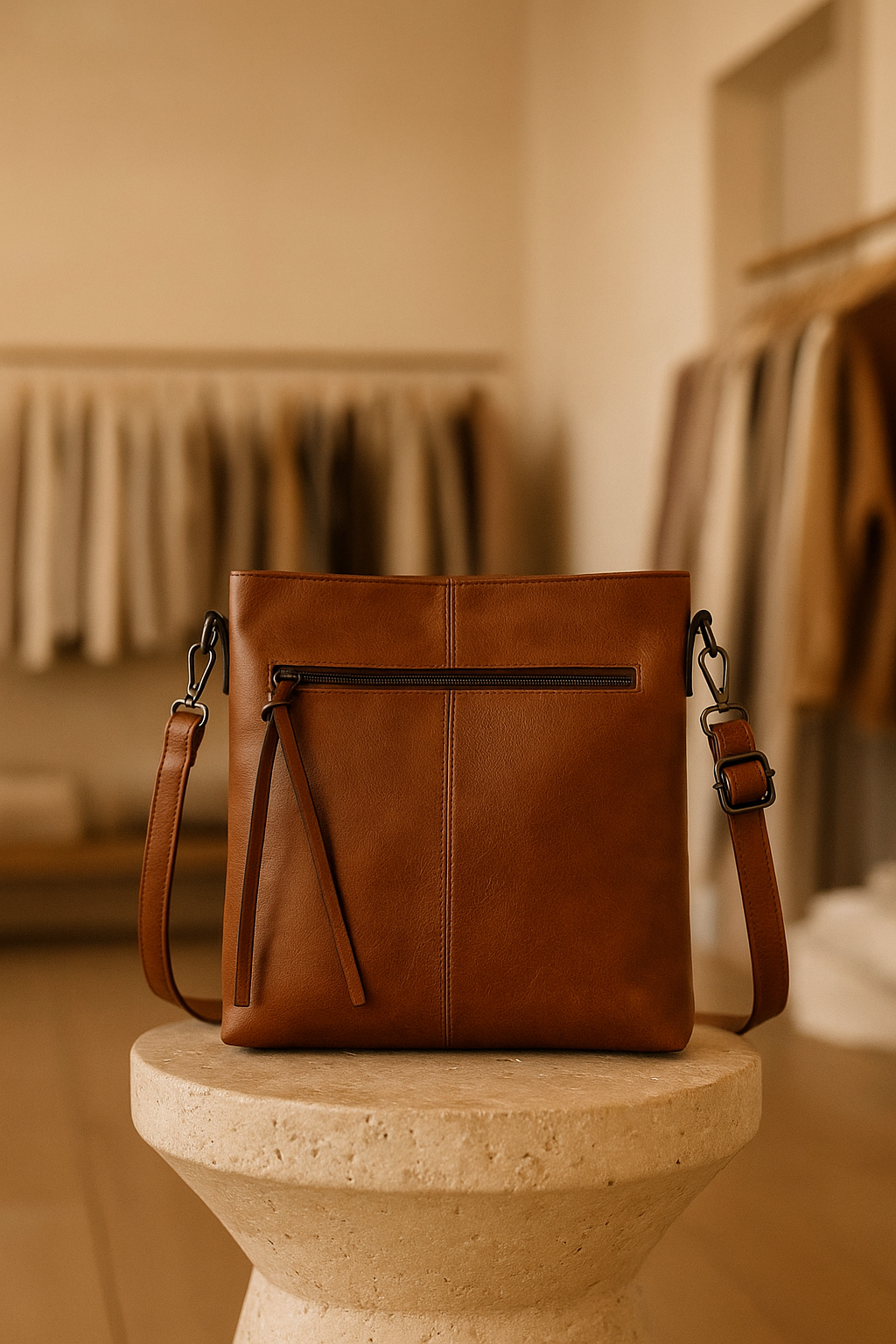 Lena Retro Vierkante Crossbodytas