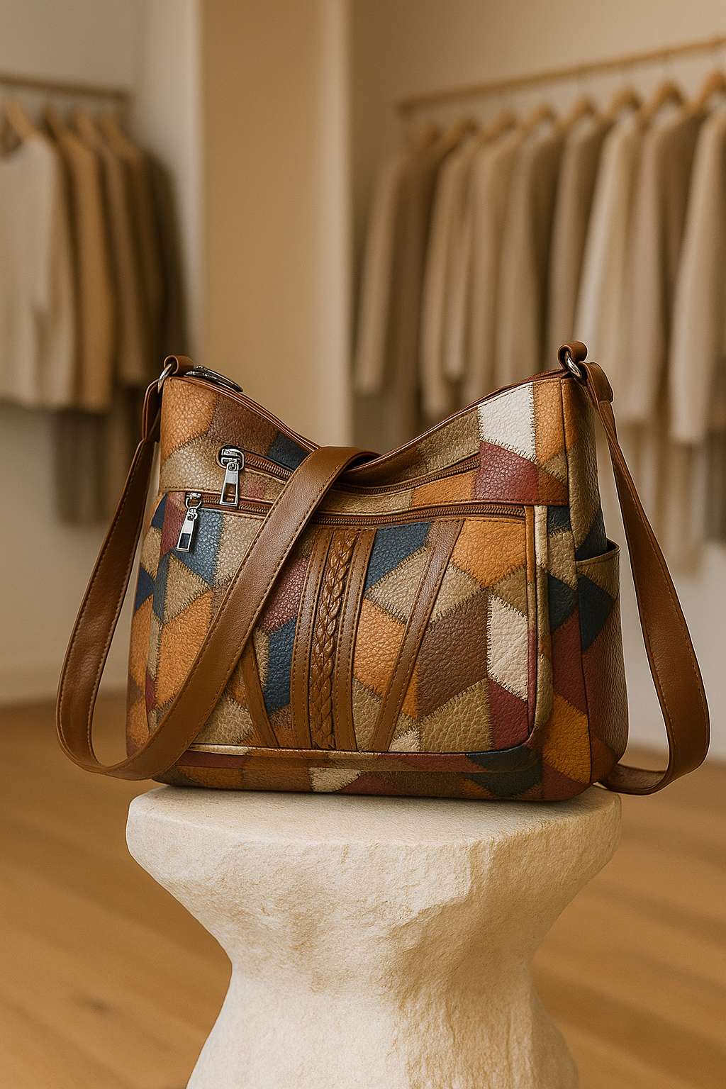 Vanessa – Stijlvolle Leren Handtas