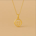 Zodiac Hanger Ketting | Gouden Afwerking