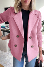 Jaz – Modebewuste Blazer met Knit-Accent