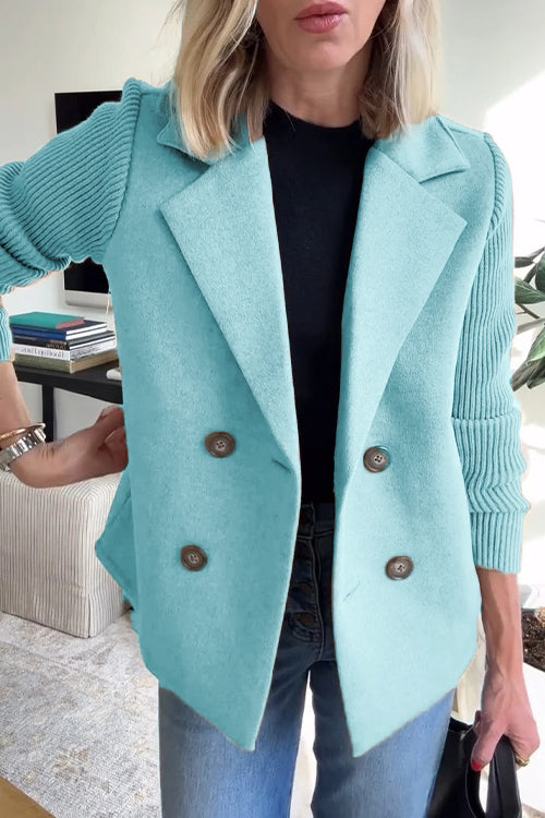 Jaz – Modebewuste Blazer met Knit-Accent