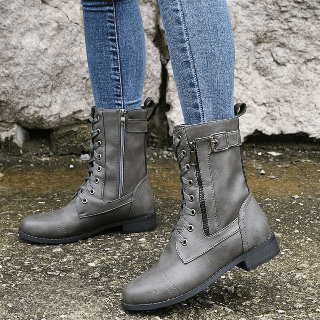 Evelyn Ridge – Westelijk Veterschoenen en Sierstiksels