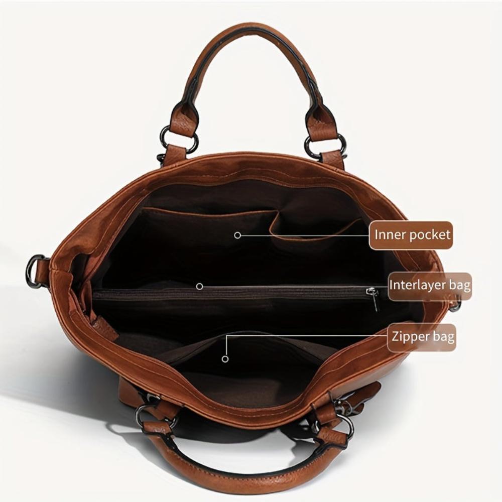 Charlotte’s Klassieke Elegantie – Stijlvolle Grote Tas met Klassieke Flair