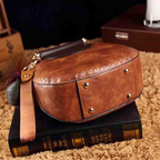 Vera – Strakke Leren Crossbodytas