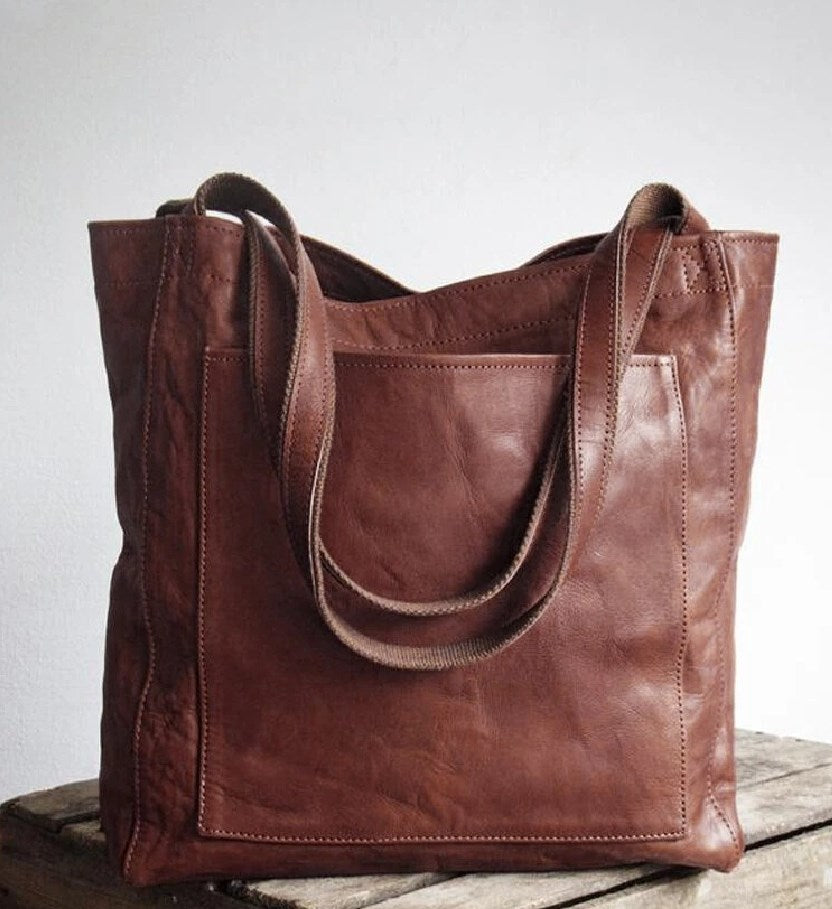 Elysia – Klassieke Leren Tote