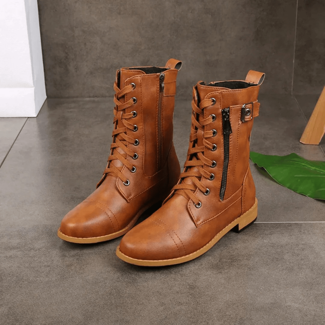 Evelyn Ridge – Westelijk Veterschoenen en Sierstiksels