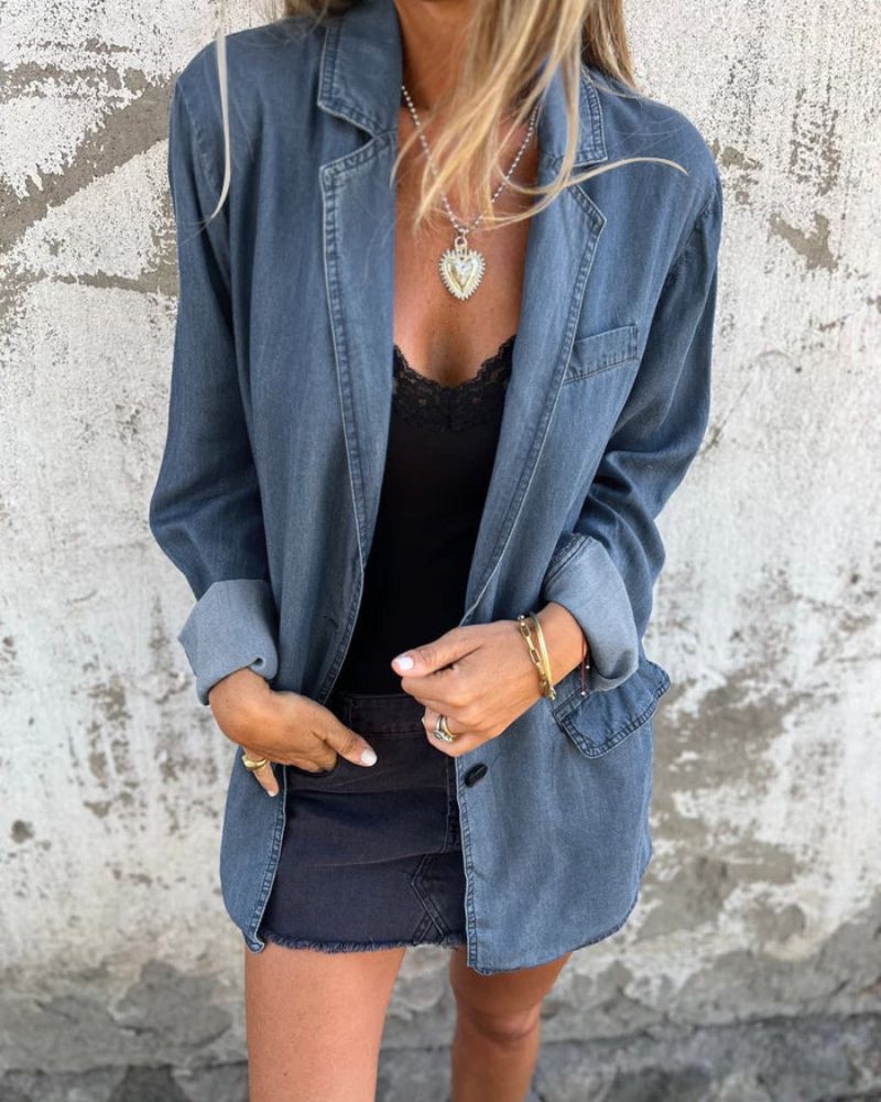 Amy - Casual spijkerblazer