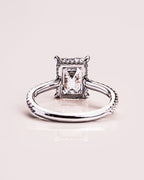 Jasmin (met Pavé) - Smaragd | Zilver