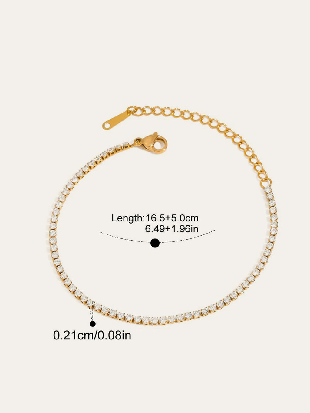 Cabaret-Armband | Goud