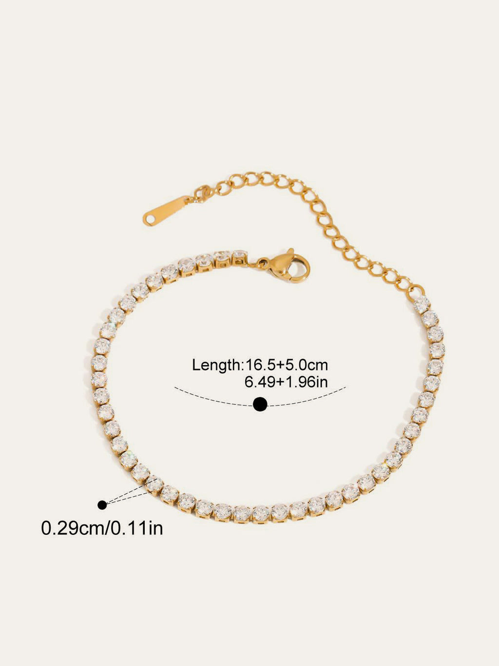 Cabaret-Armband | Goud