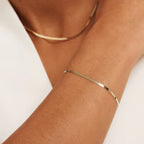 Soleil Serpent | Elegante Gouden Statement Armband