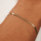 Soleil Serpent | Elegante Gouden Statement Armband