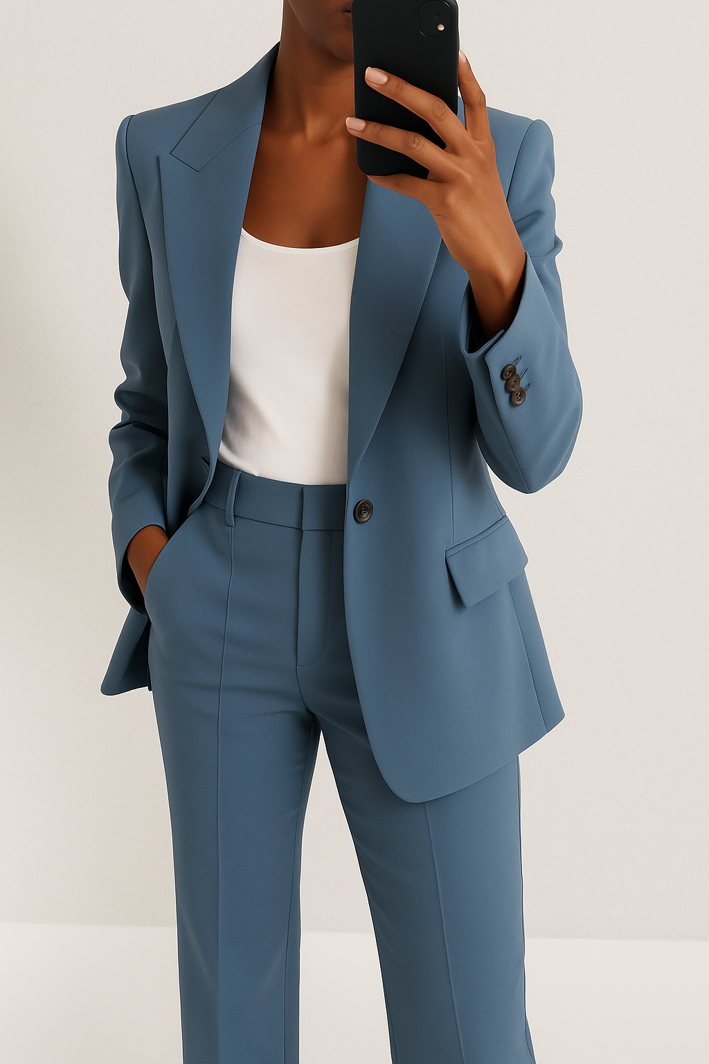 Kelly – Elegante maatset met blazer en broek