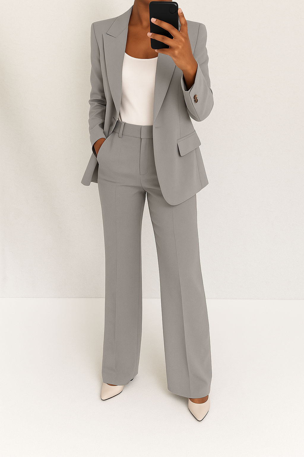 Kelly – Elegante maatset met blazer en broek
