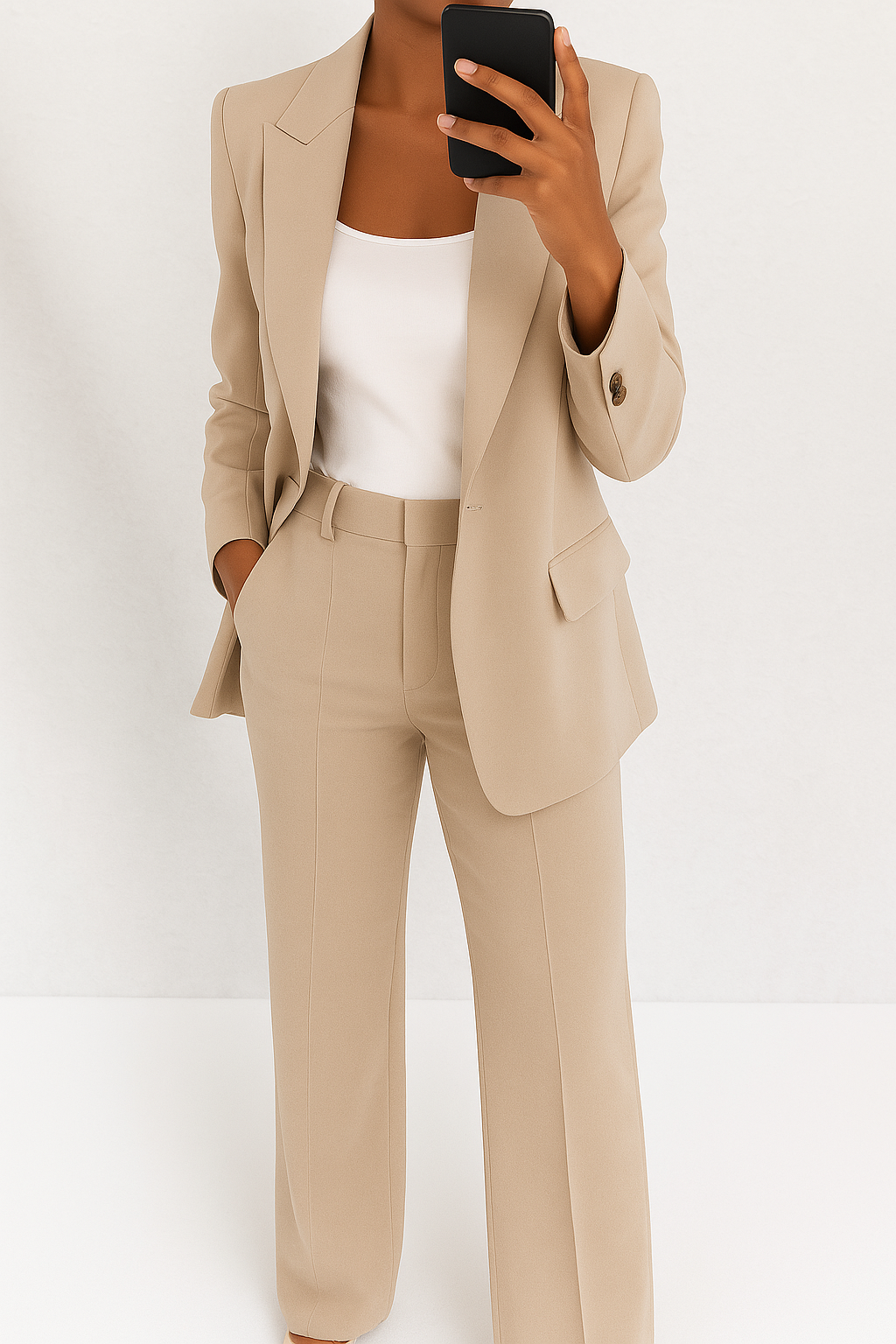 Kelly – Elegante maatset met blazer en broek