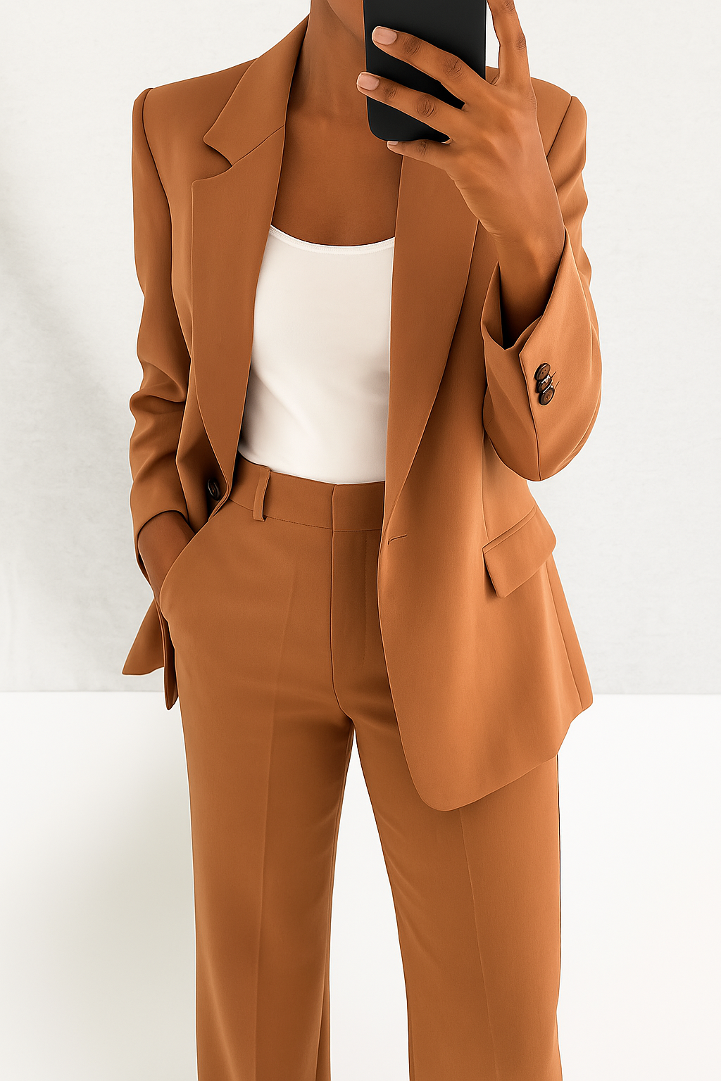 Kelly – Elegante maatset met blazer en broek