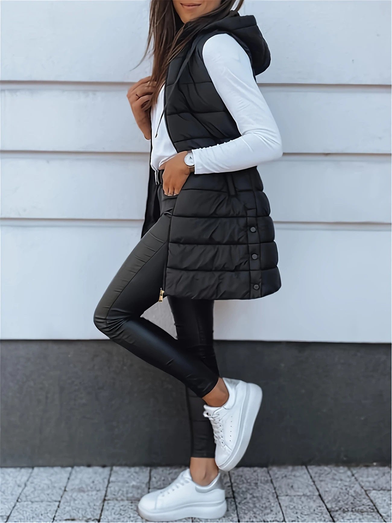 Zara | Casual mouwloos lang vest