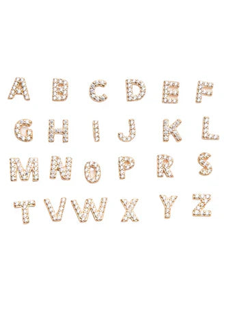 Initialen Oorbellen| Goud