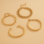 Elan Mercer Armbandenset van Goud