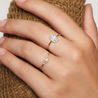 Moonstone Muse Ring | Goud