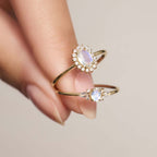 Moonstone Muse Ring | Goud