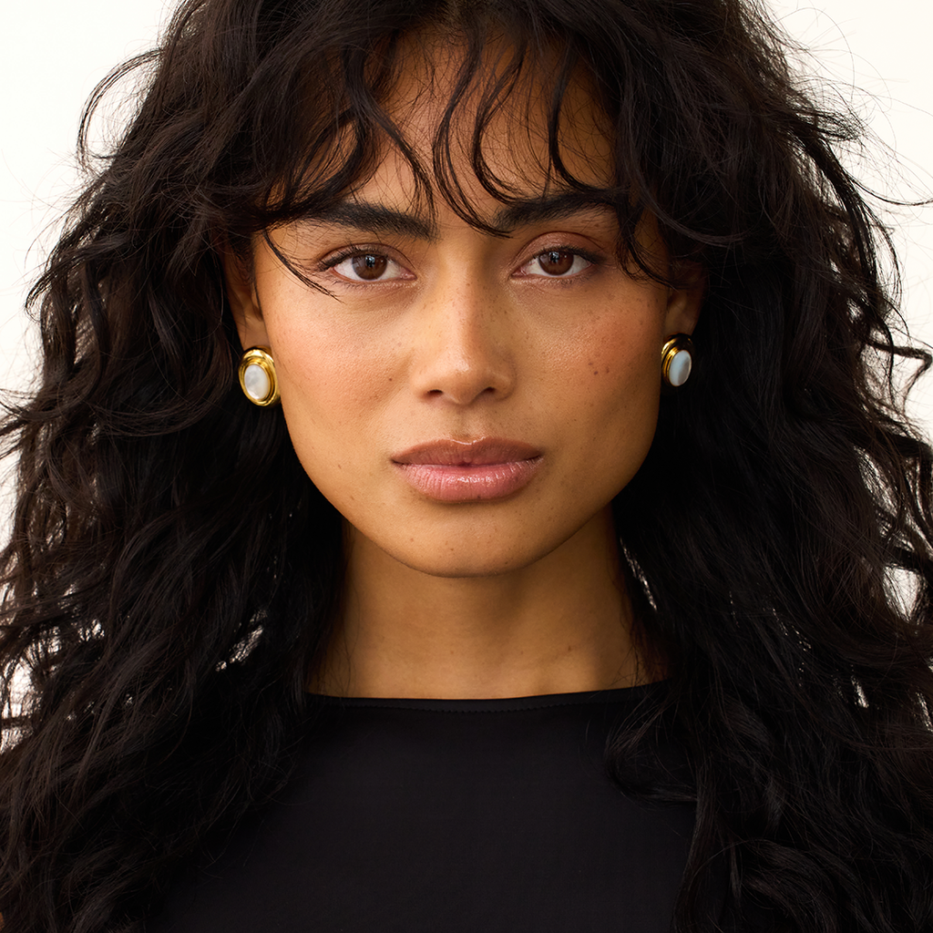 Giselle Parel Oorbellen | Goud