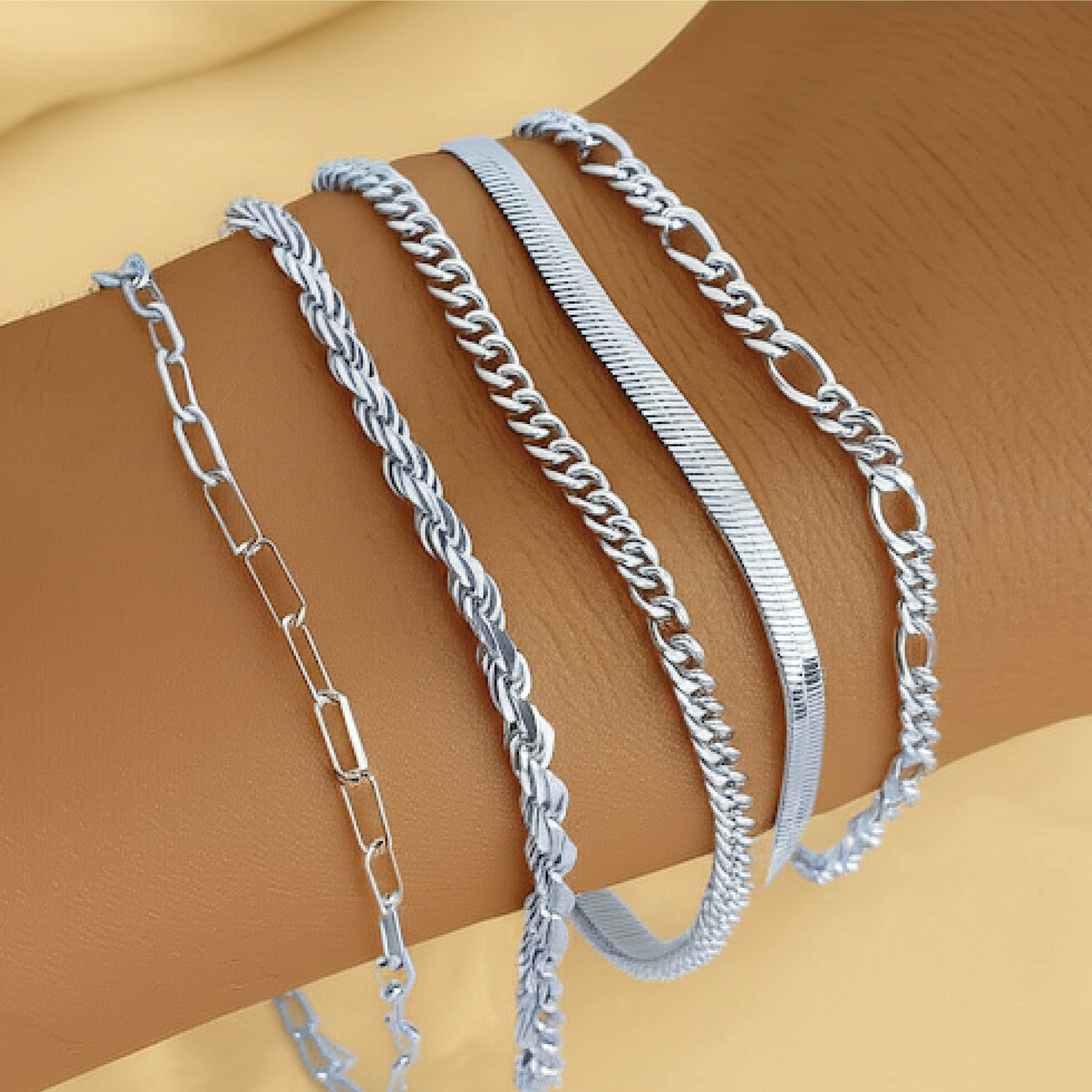 Ellis Renner | Witgouden Armbandset