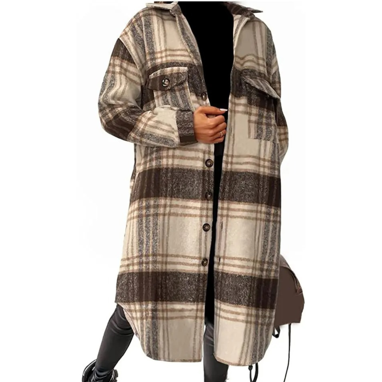 Merrivale | Alledaagse geruite jas