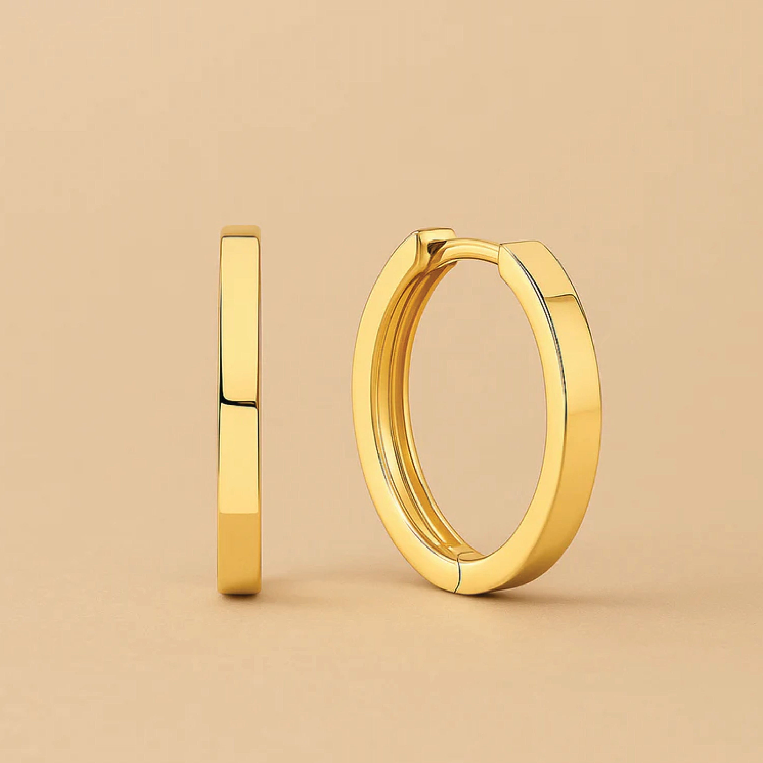 Gia Statement Hoops – Gouden Briljantie