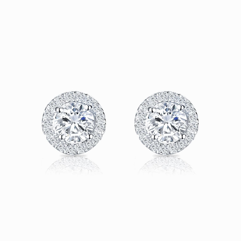 Belle-Dame Oorbellen | Witgoud