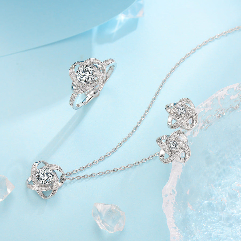 Fleur de Givre Klee-Knoop Set | Witgoud