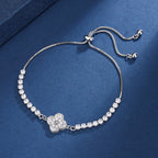 Aria Klaverblad Charm Set | Witgoud