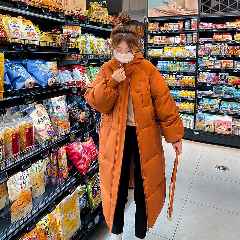 GIA - Klassieke lange pufferjas met capuchon