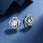 Aria Klaverblad Charm Set | Witgoud