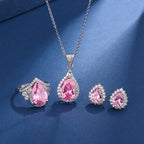 Aria Traandruppel Roze Set | Witgoud
