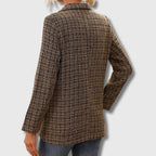Sabine – Tijdloze chique damesblazer in tweed