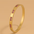 Renata Scarlatti | Elegante Roze Gouden Armband
