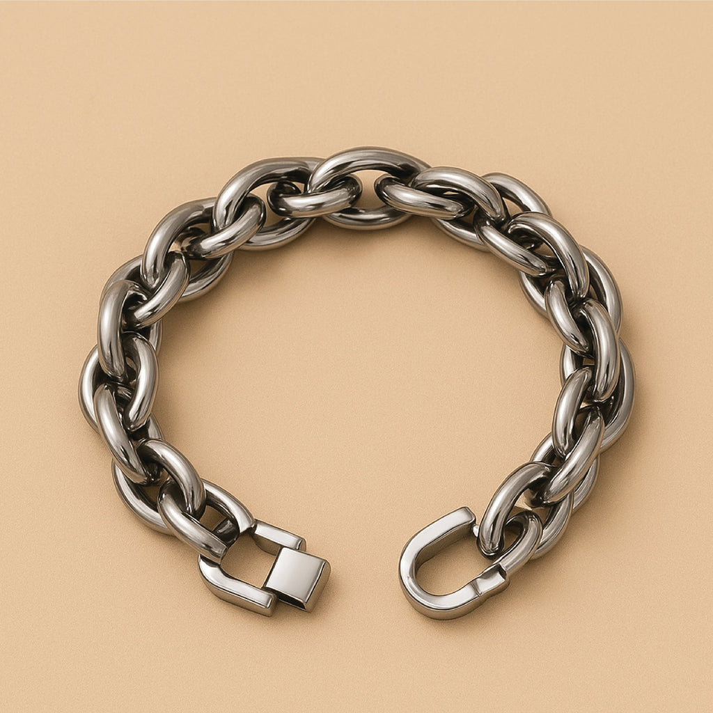 Riven Knox | Gedurfde Armband in Witgoud