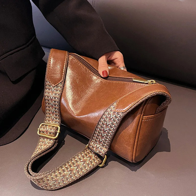 Trine | Klassieke Leren Crossbodytas