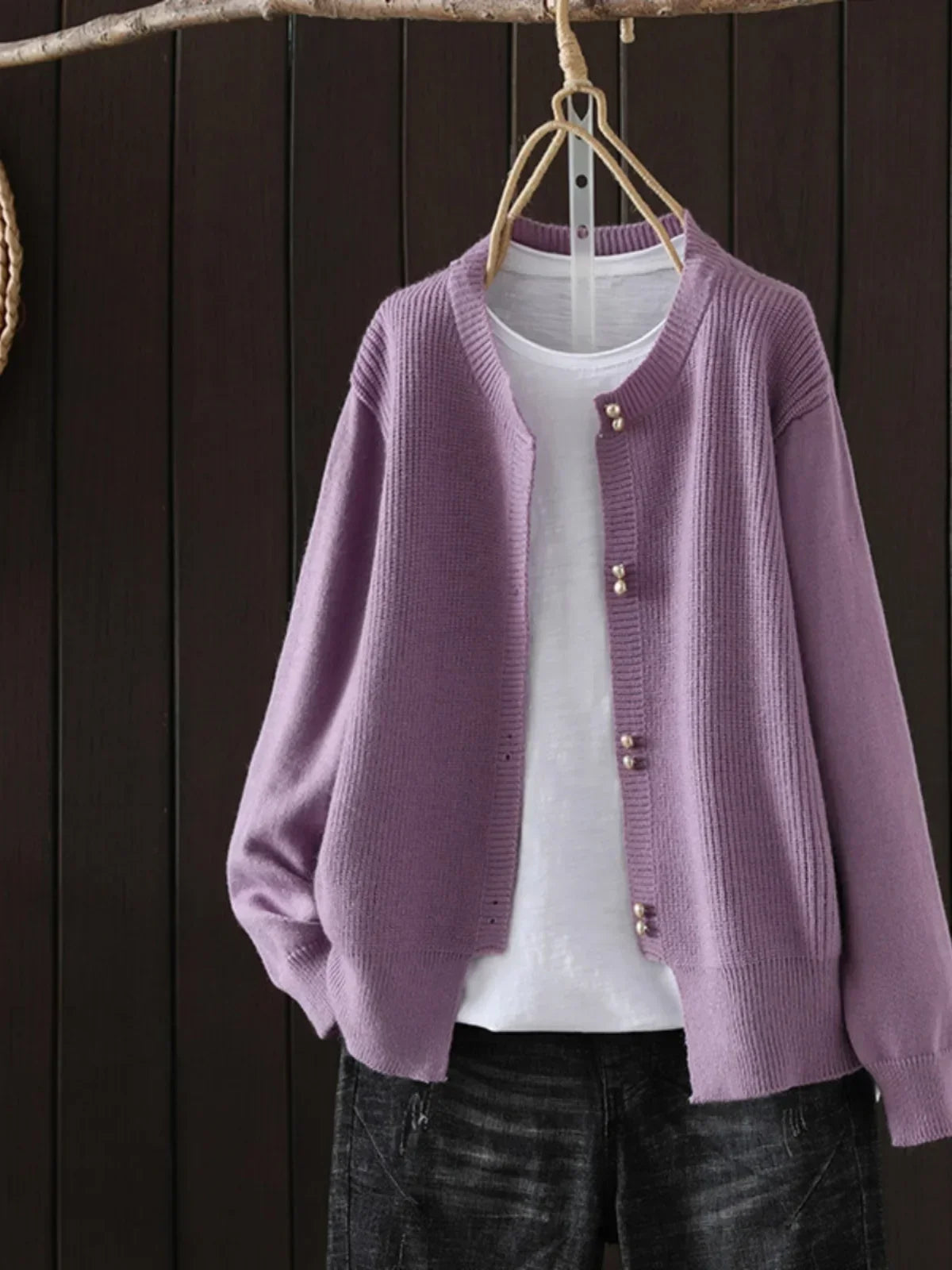 ELARA | PARELKNOPEN CARDIGAN