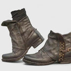 Savannah Rivet – Stijlvolle Laarzen met Metallic Accenten