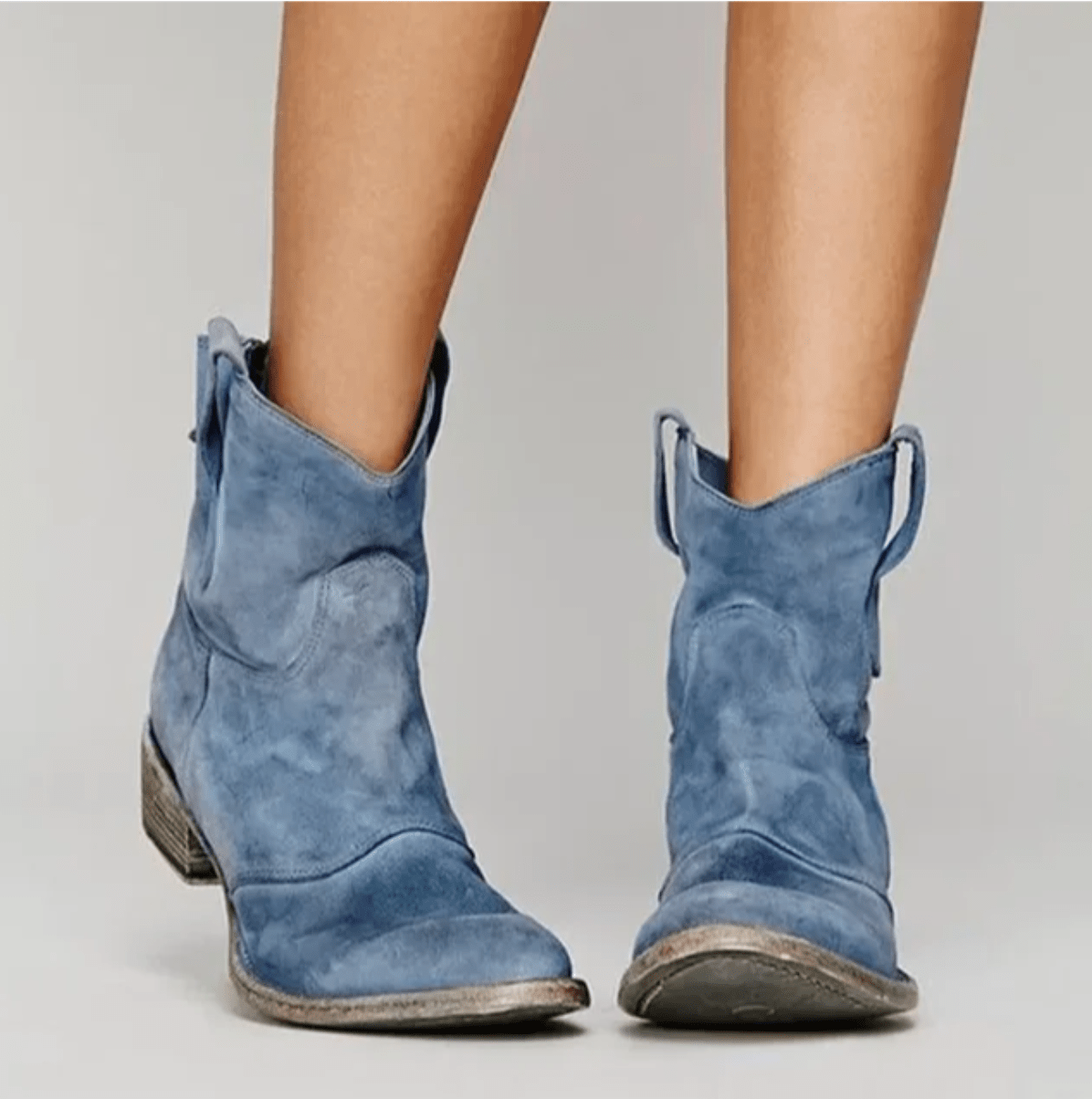 Roselle – Klassieke Cowboylaarzen van Suède