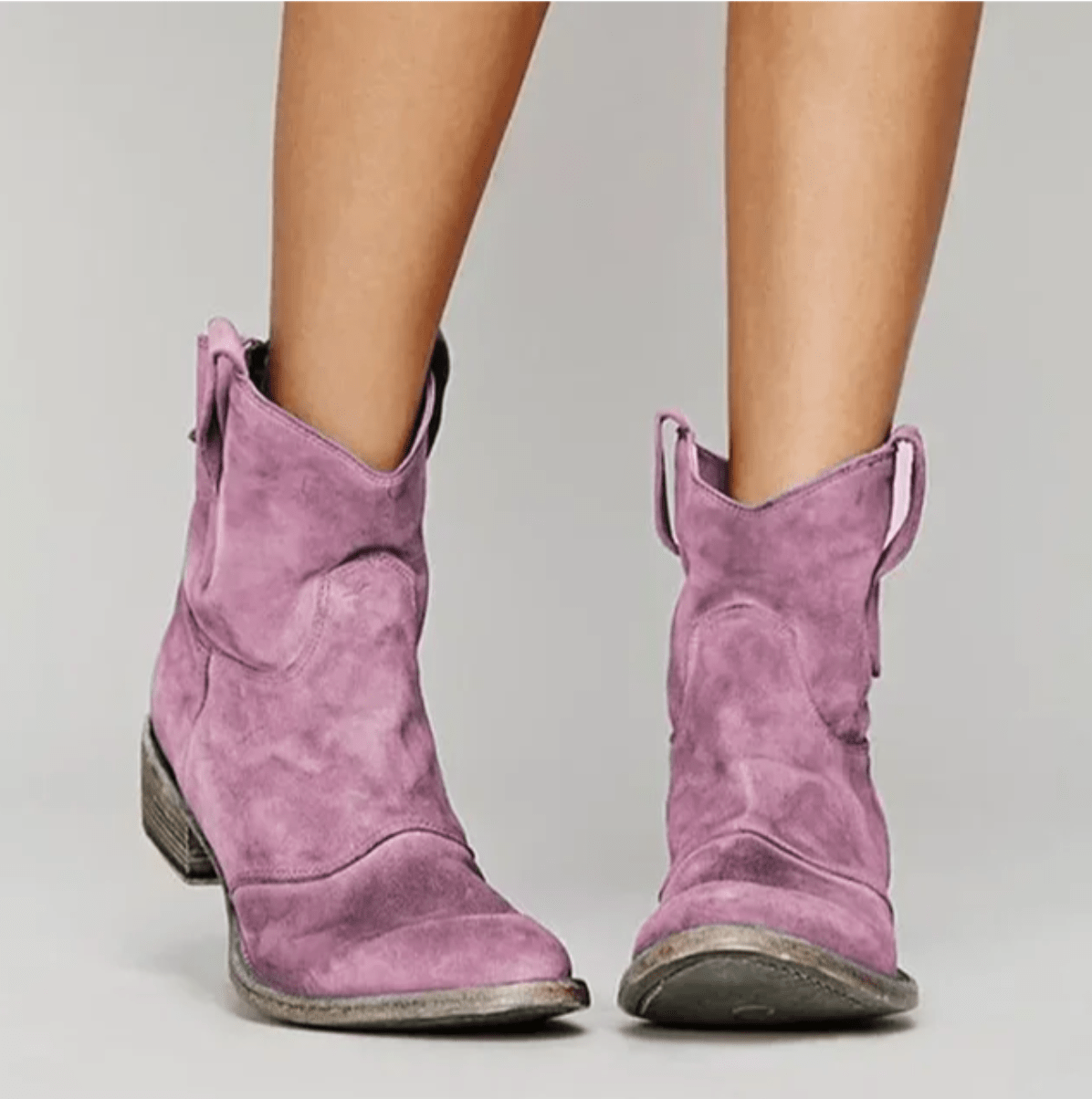 Roselle – Klassieke Cowboylaarzen van Suède