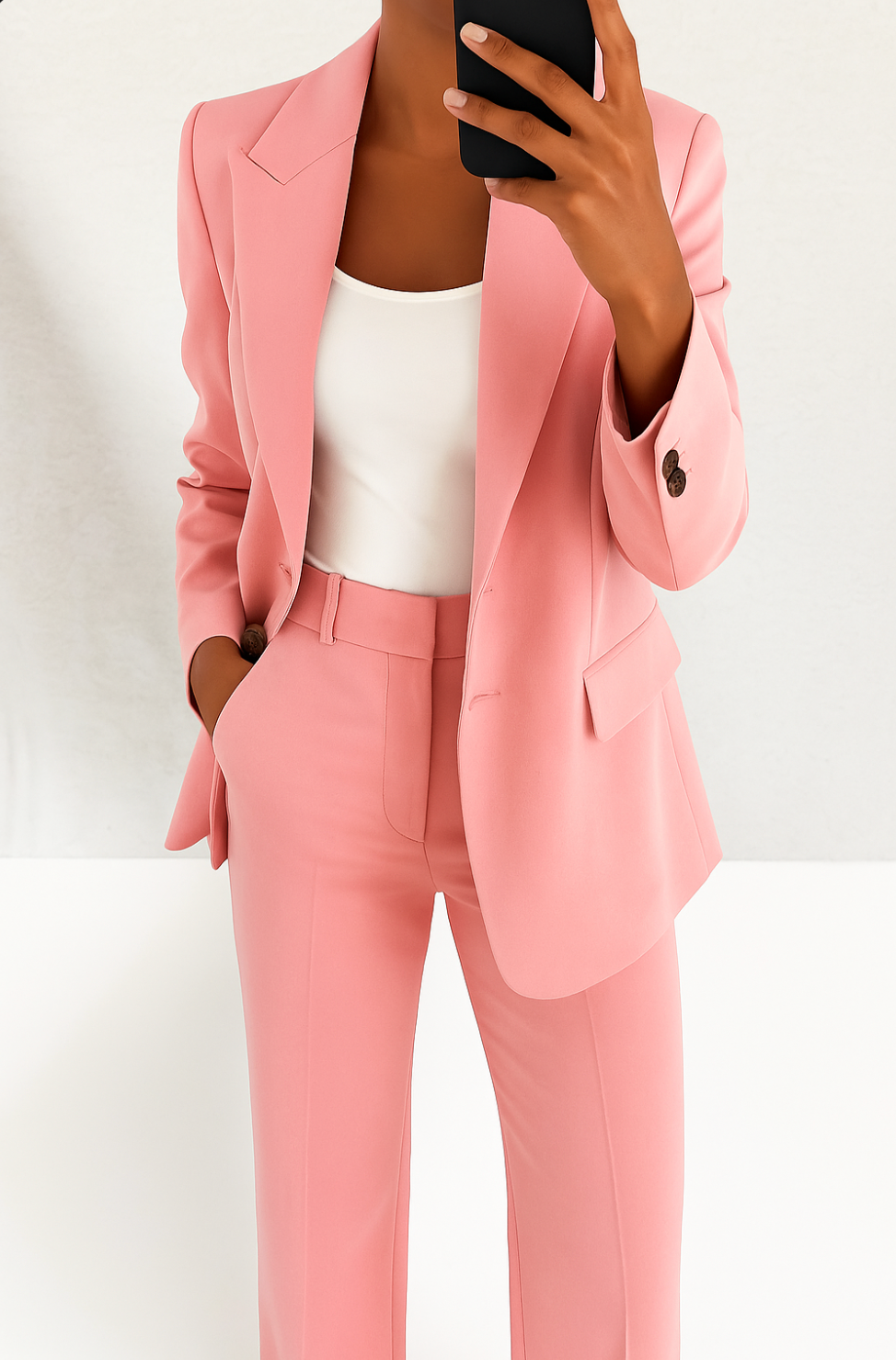 Kelly – Elegante maatset met blazer en broek