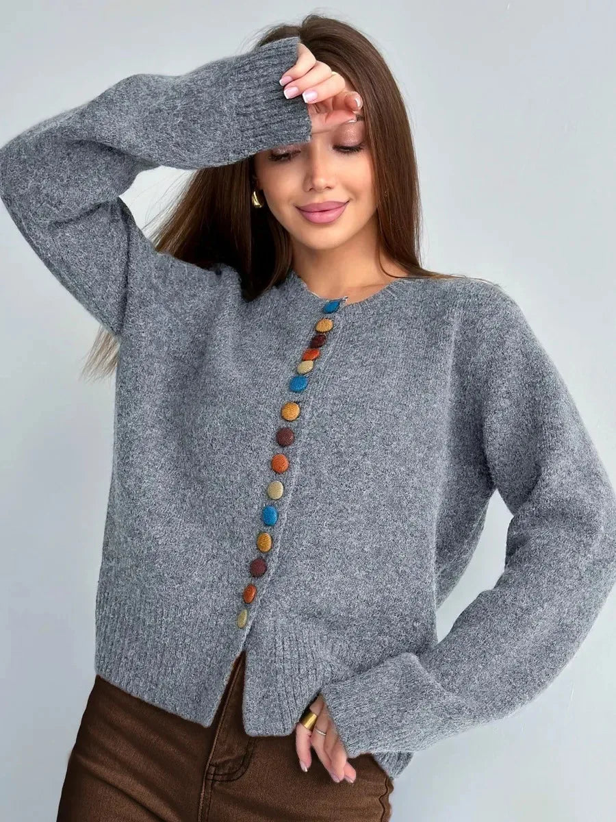 THE NOELLE | CARDIGAN MET KNOPEN